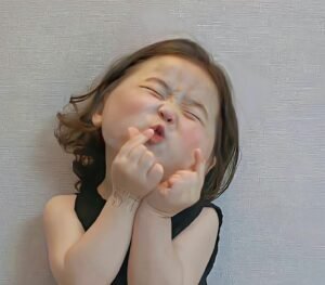 vibrant colorful funny dp for girls