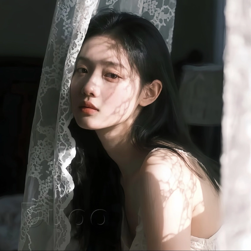 Alone sad girl dp featuring a distant reflective gaze