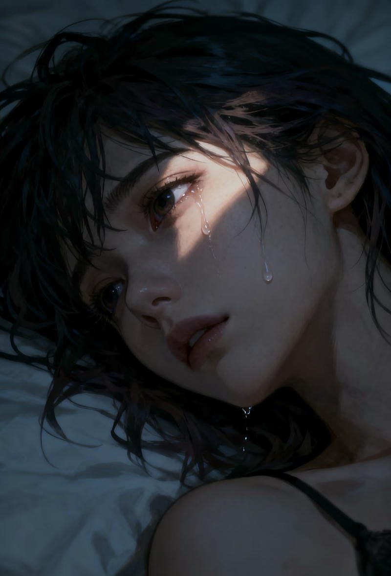 Broken vibe sad girl dp pic emotional dark feel