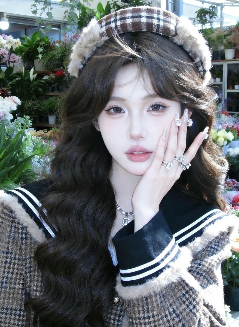 Closeup sharp detail look girls dp hd pretty face