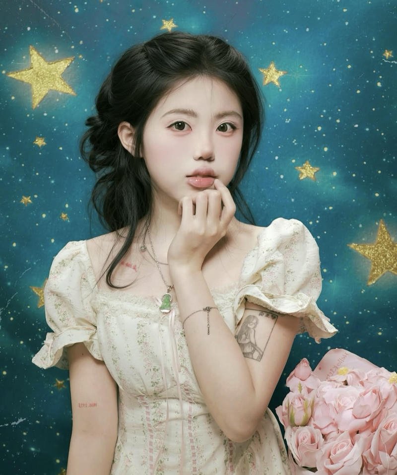 Cozy mood stylish dp for girls warm simple look