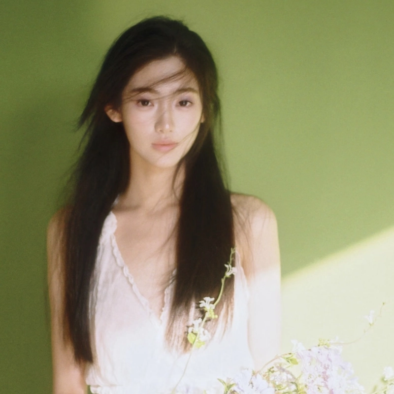 Cute girl dp featuring minimalist background soft shadow vibes