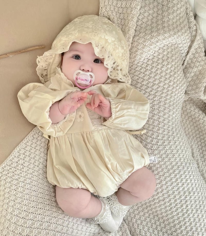 Cute vibe girl baby dp joyful bright mood