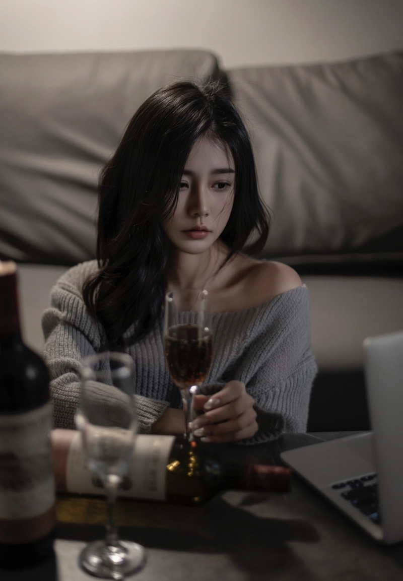 Empty heart alone sad girl dp dark quiet vibe