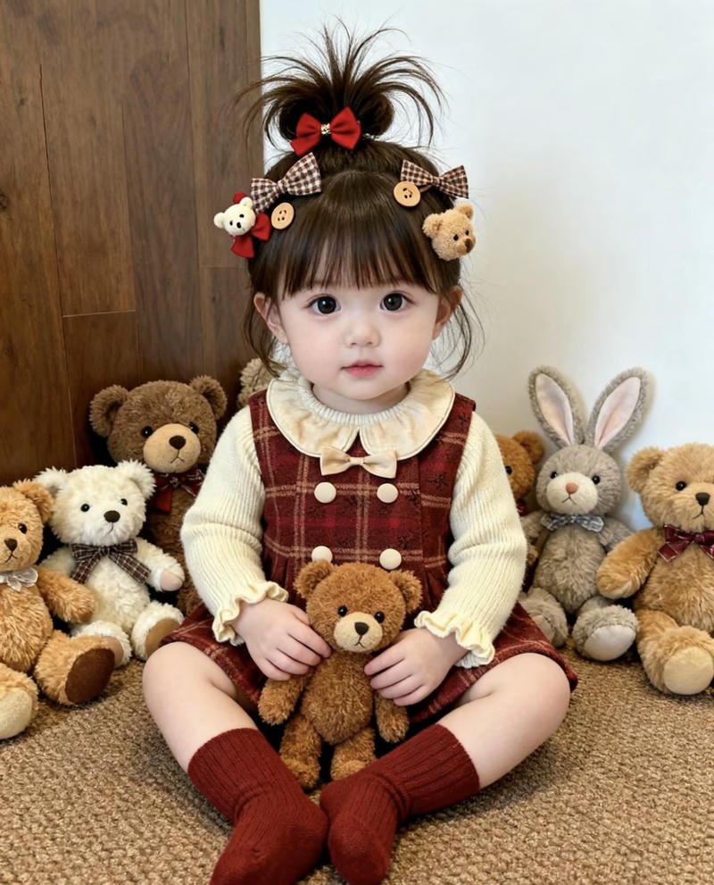 Girl baby dp warm cozy home vibe