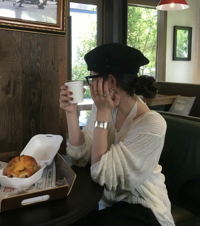 Hand cover hidden face dp for girls cute shy look