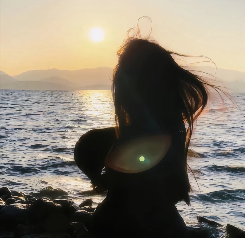 Lost in darkness alone sad girl dp cold empty feeling