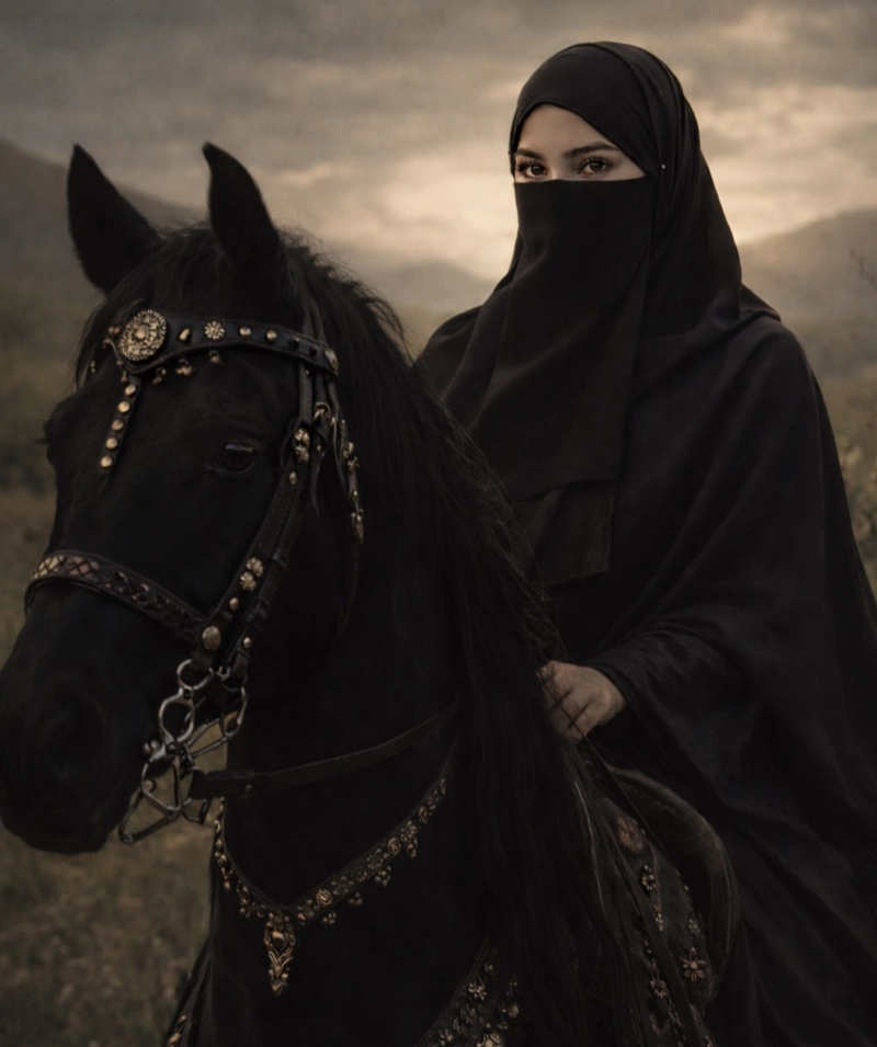 Serene expression dp for islamic girl peaceful calm mood