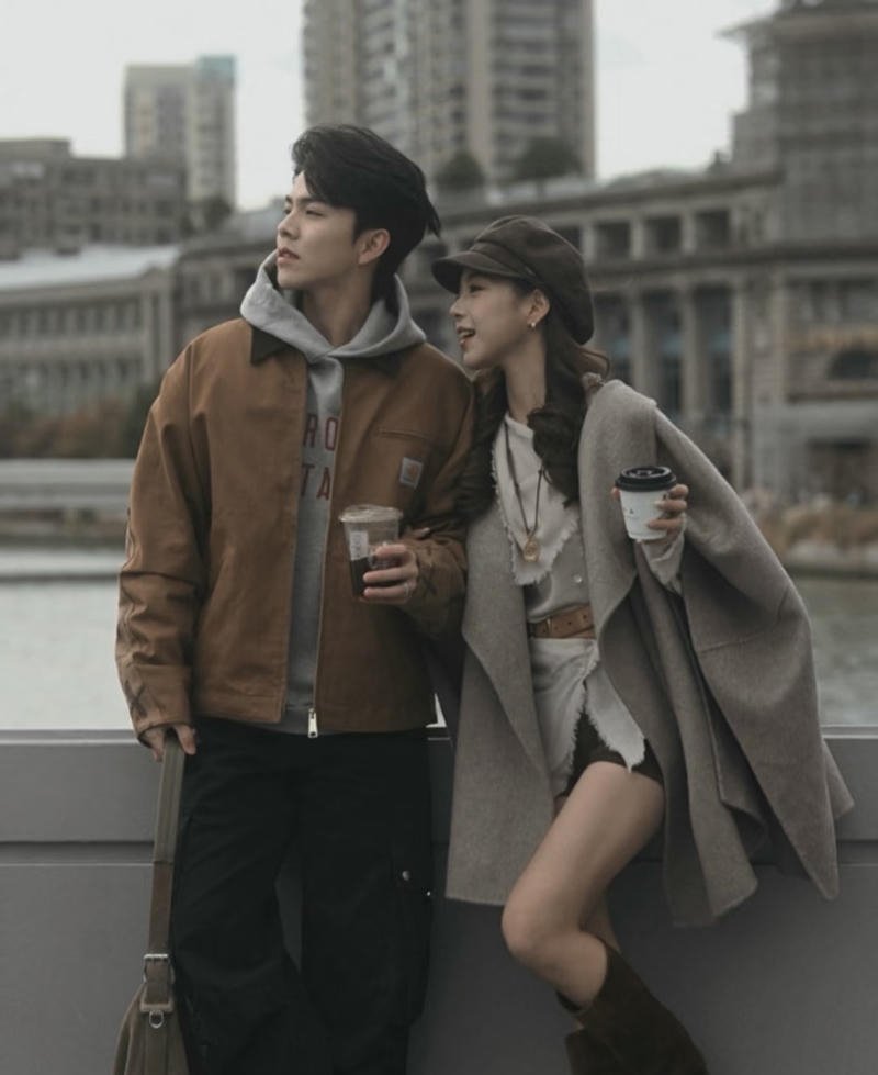 Simple boy and girl dp clean cute couple style