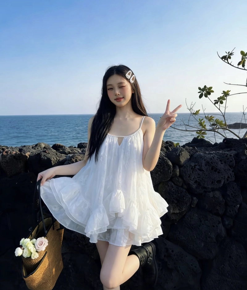 Simple clean look girls photo for dp minimal aesthetic