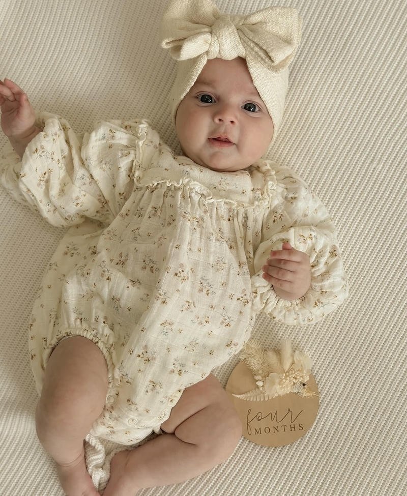 Soft giggle cute baby girl pic dp warm cozy vibe