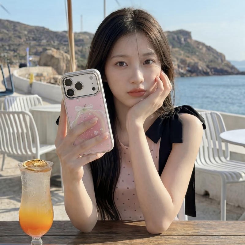 Sun kissed girl portrait glowing happy energy