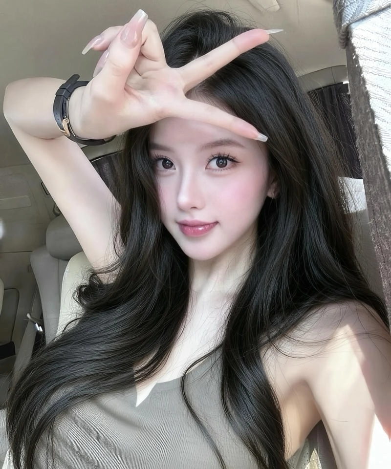 Urban girl whatsapp dp image city lights background