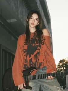 238+ cute girl with guitar DP for WhatsApp & Instagram