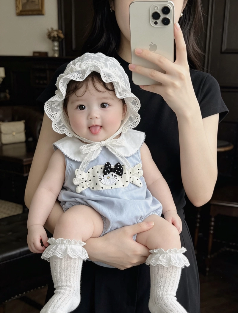 Angelic glam touch stylish baby girl dp pure luxury feel