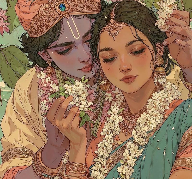 Anime inspired matching profiles radha krishna anime dp aesthetic