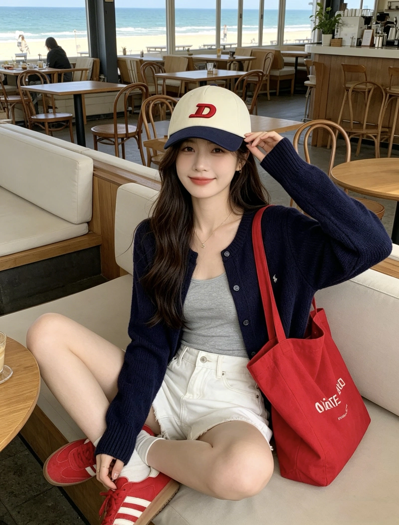 Bold fashion cap stylish cap girl dp strong aesthetic vibe