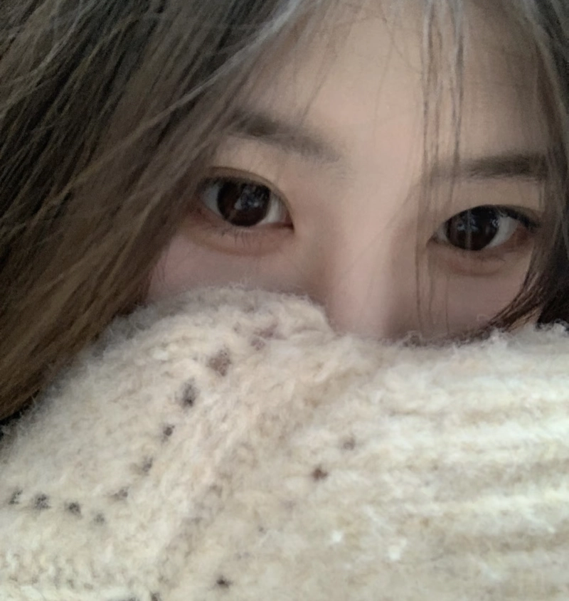 Calm mood half face girl dp peaceful vibe