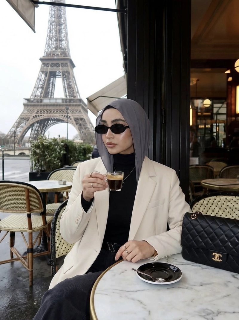Calm soft light islamic girl dp for whatsapp peaceful feel