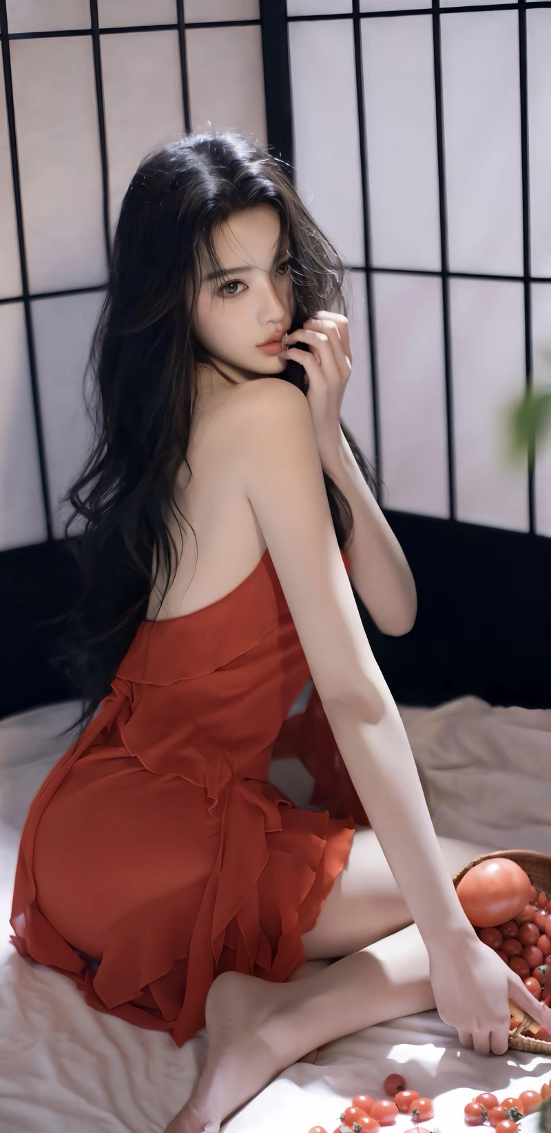 Chill mood girls dp wallpaper relaxed cozy vibe