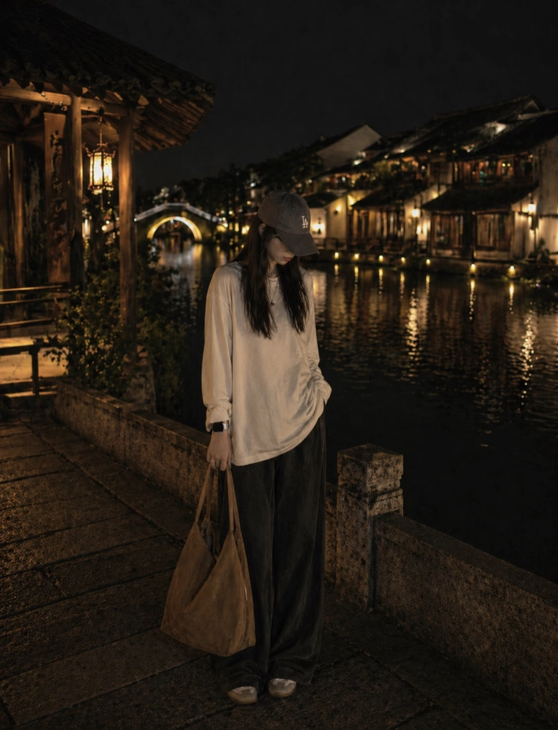 Cold silence mood off dp girl pic with soft sad aesthetic