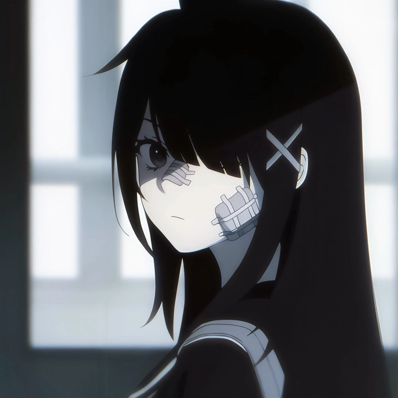 Dark aesthetic anime girl dp for instagram trendy edit