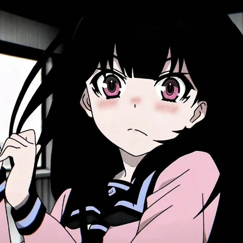 Elegant anime girl dp for instagram classy aesthetic look