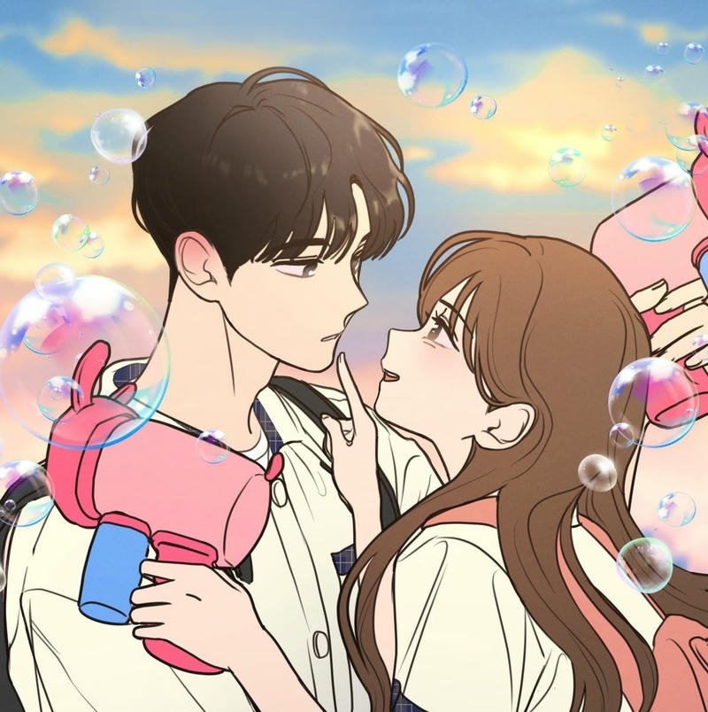 Lovely couple dp anime for instagram matching aesthetic theme
