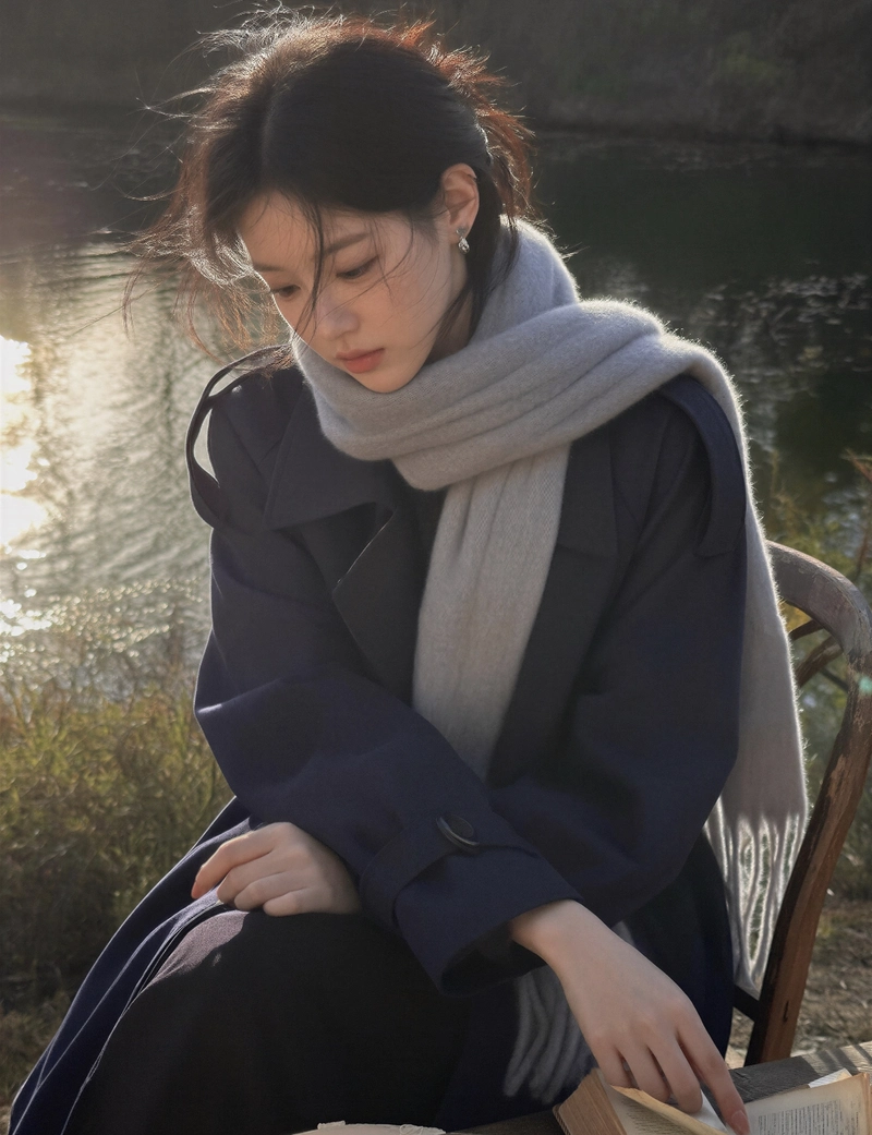 Minimal look silent girl dp clean calm aesthetic
