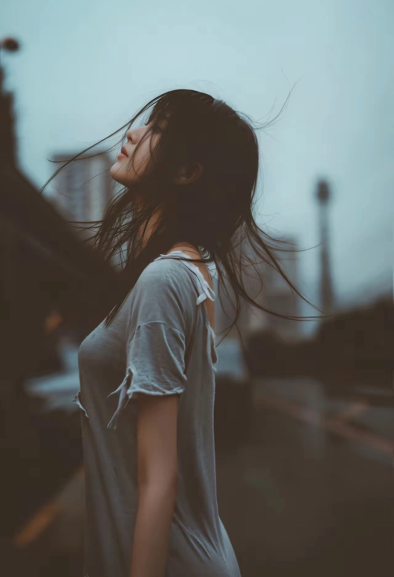 Mood off dp girl pic dark room with quiet lonely mood