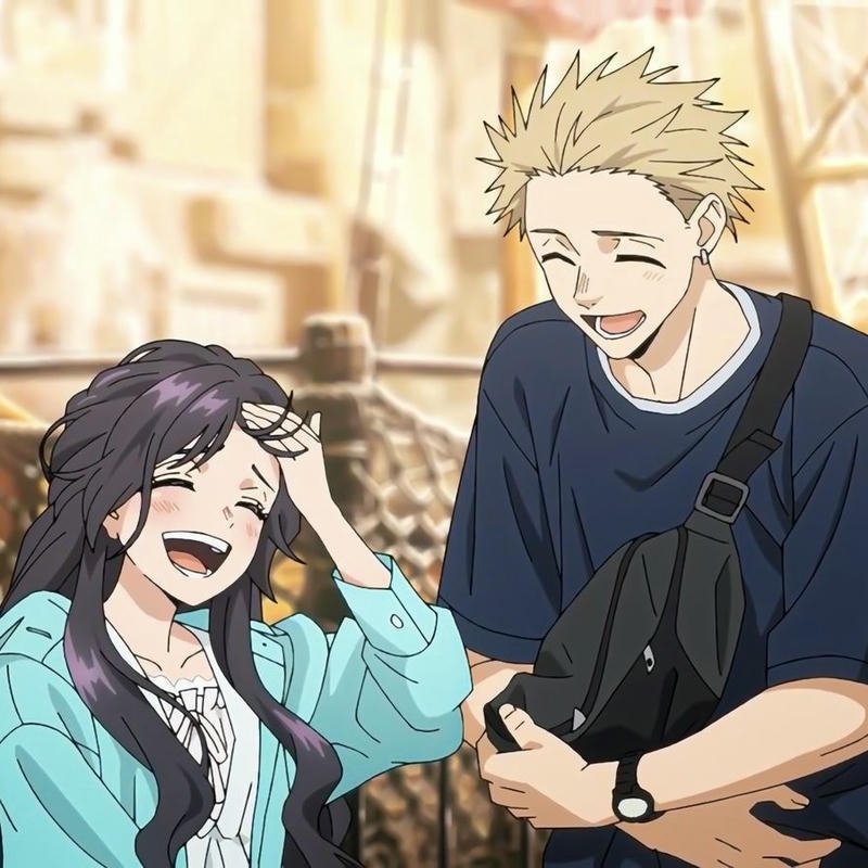 Romantic smile anime profile pictures for instagram couple dp anime