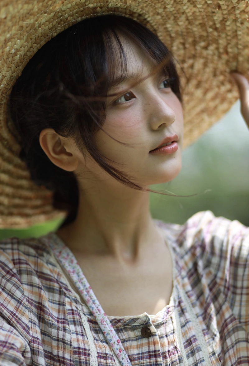 Rural fashion style with soft aesthetic village girls dp