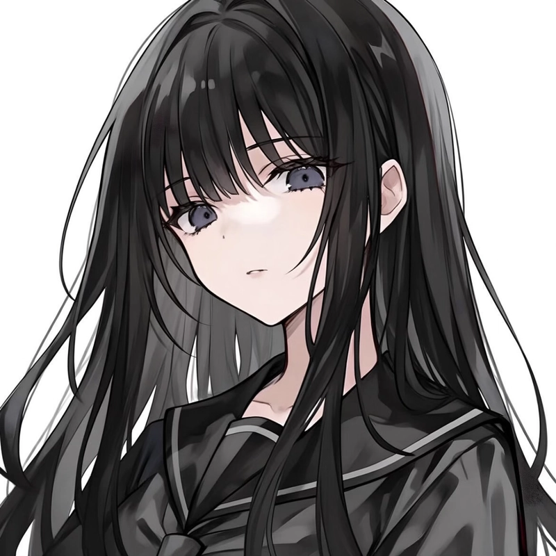 Sad anime girl dp for instagram with lonely mood