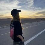 Soft glam vibe with stylish cap cap girl dp image