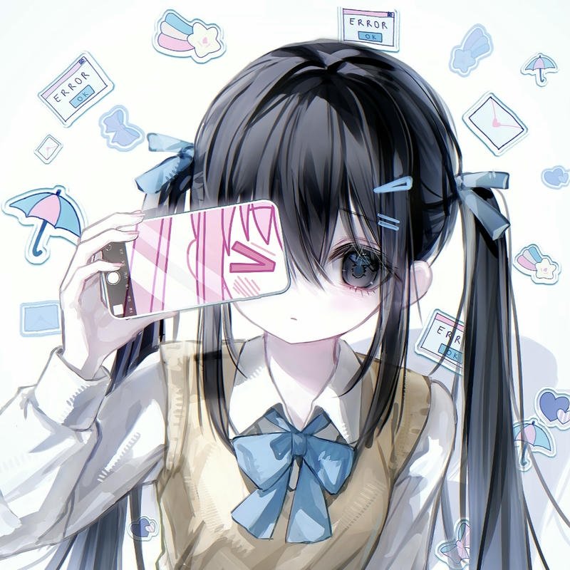 Stylish anime profile icons insta dp anime with sparkles