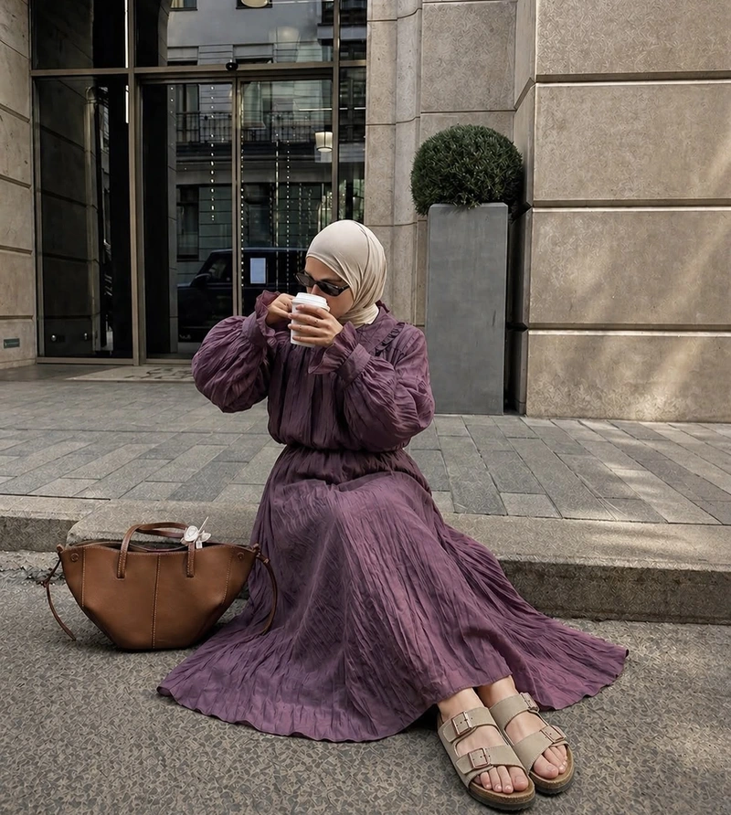 elegant calm pose with modest fashion ramzan girls dp