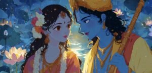 radha krishna anime dp thumbnail