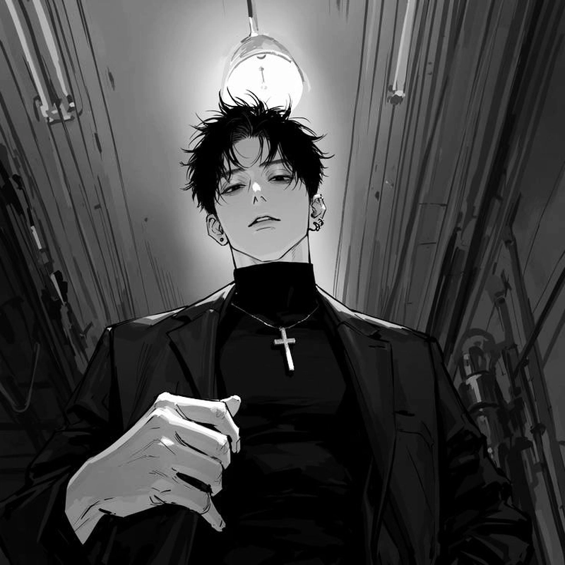 Dark aesthetic artwork for a Sigma Anime DP