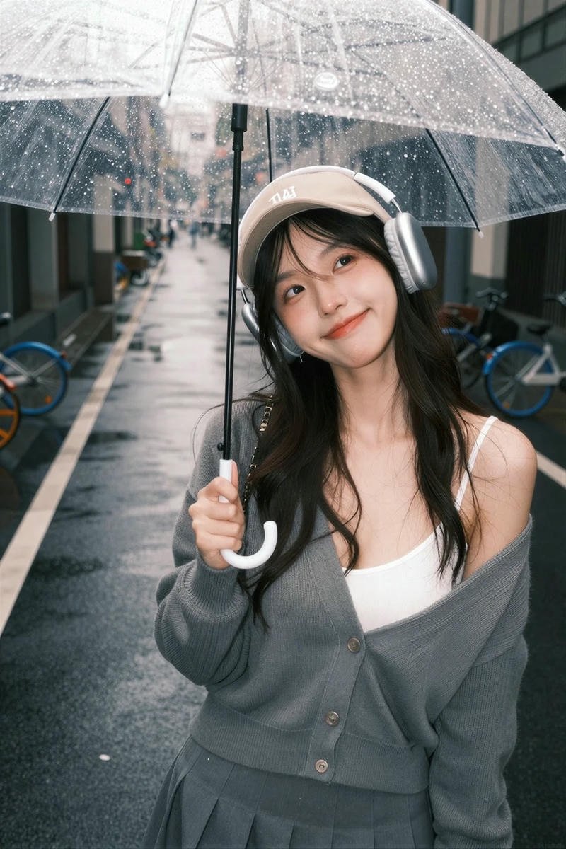 Grey sky atmosphere monsoon dp for girl cozy vibes