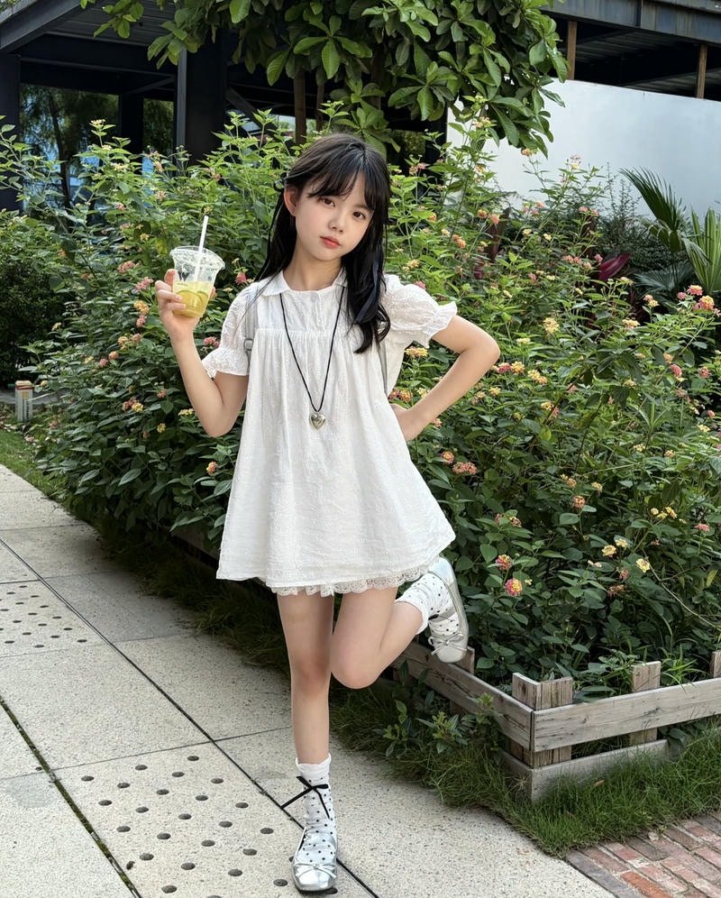 Little sunshine vibe small girl dp for happy themes