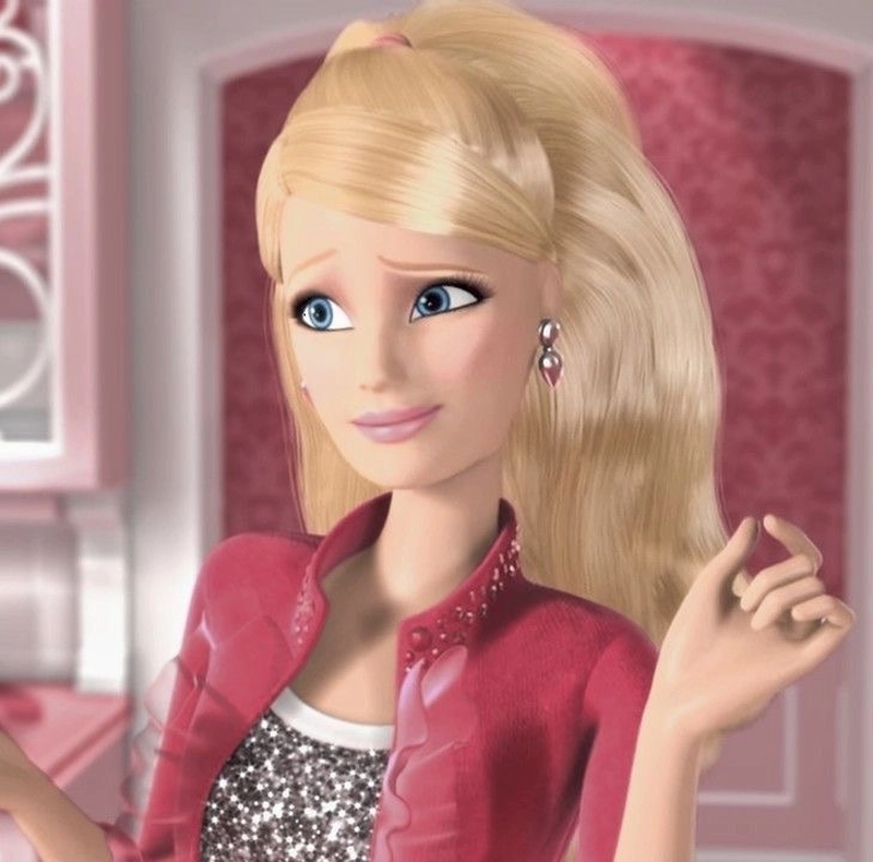 aesthetic barbie girl images for dp with dreamy background