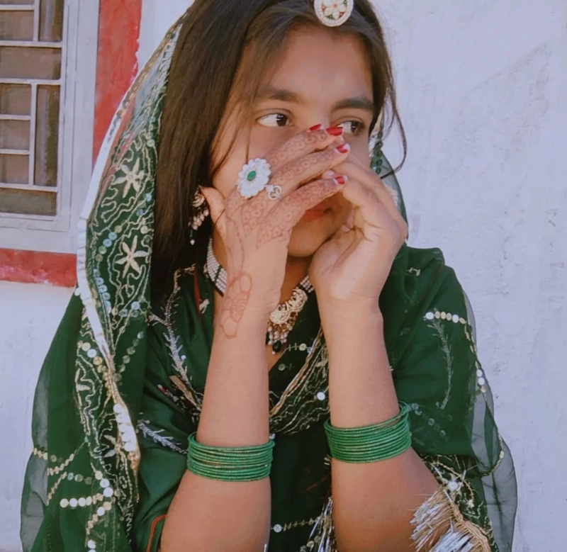 beautiful rajputana style reflected in rajput dp for girl