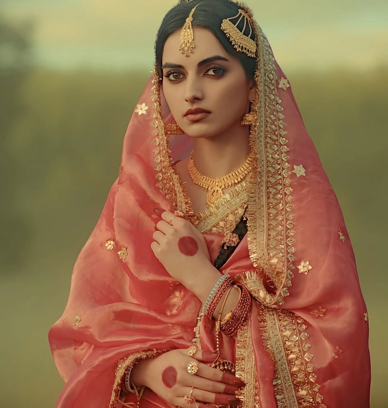 bright and colorful vibes with punjabi girl pic for dp