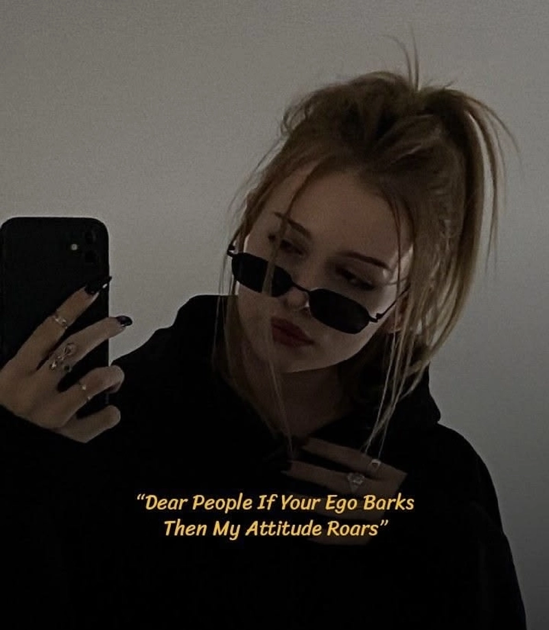 confidence and elegance combined in dp for girls with quotes