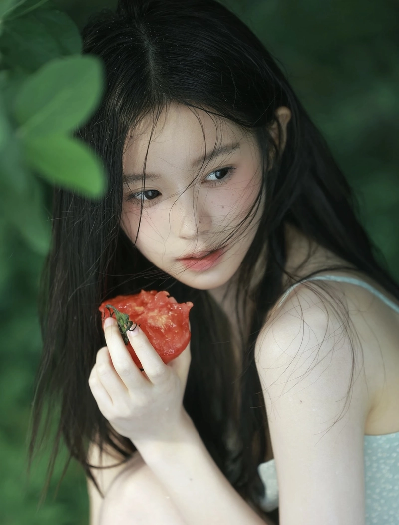 creative profile aesthetics with new style girl dp