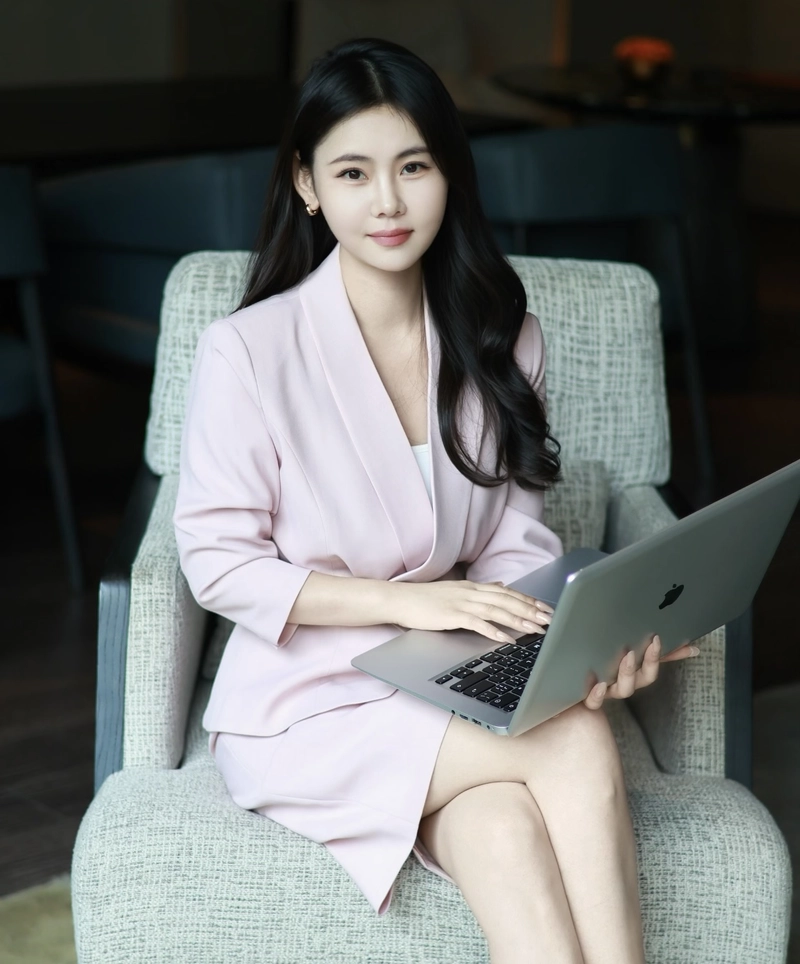 cute suit dp girl blending charm with formal fashion