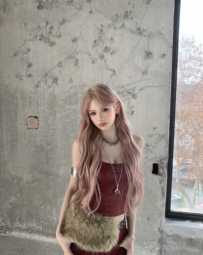 dreamy aesthetics in hair style dp for girl inspiration