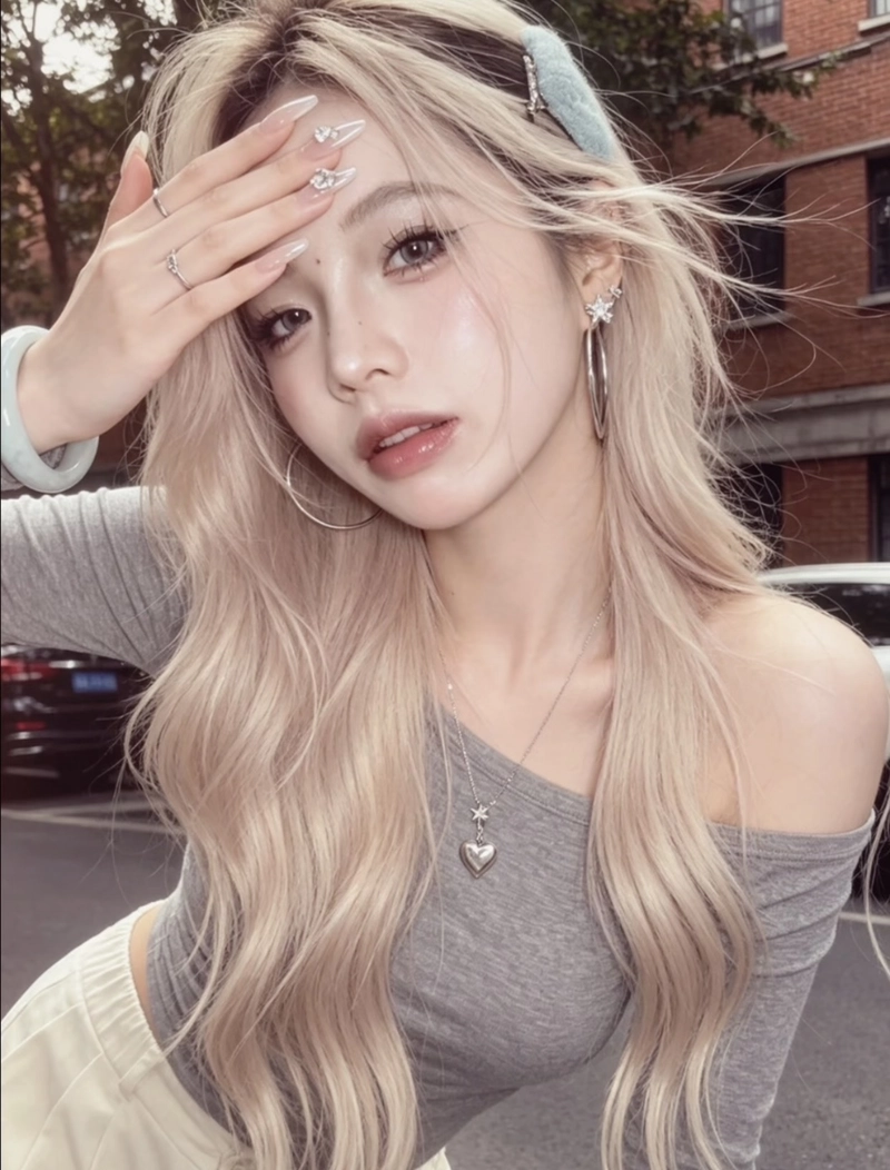 effortless glamour reflected in new style girl dp