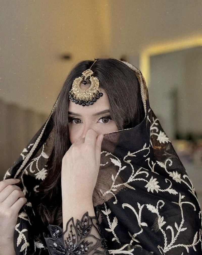 elegant traditional attire in punjabi girl pic for dp