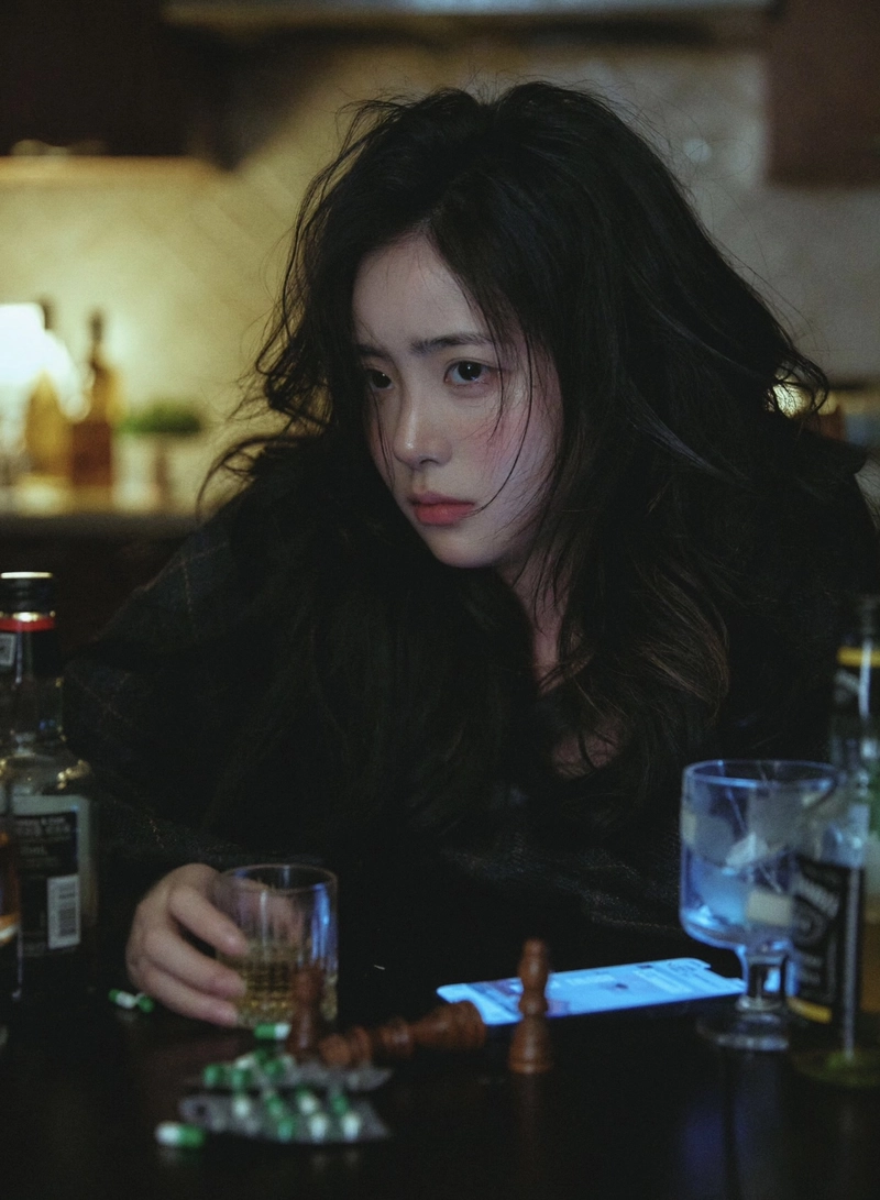 faded memories reflected through sad dp of girl